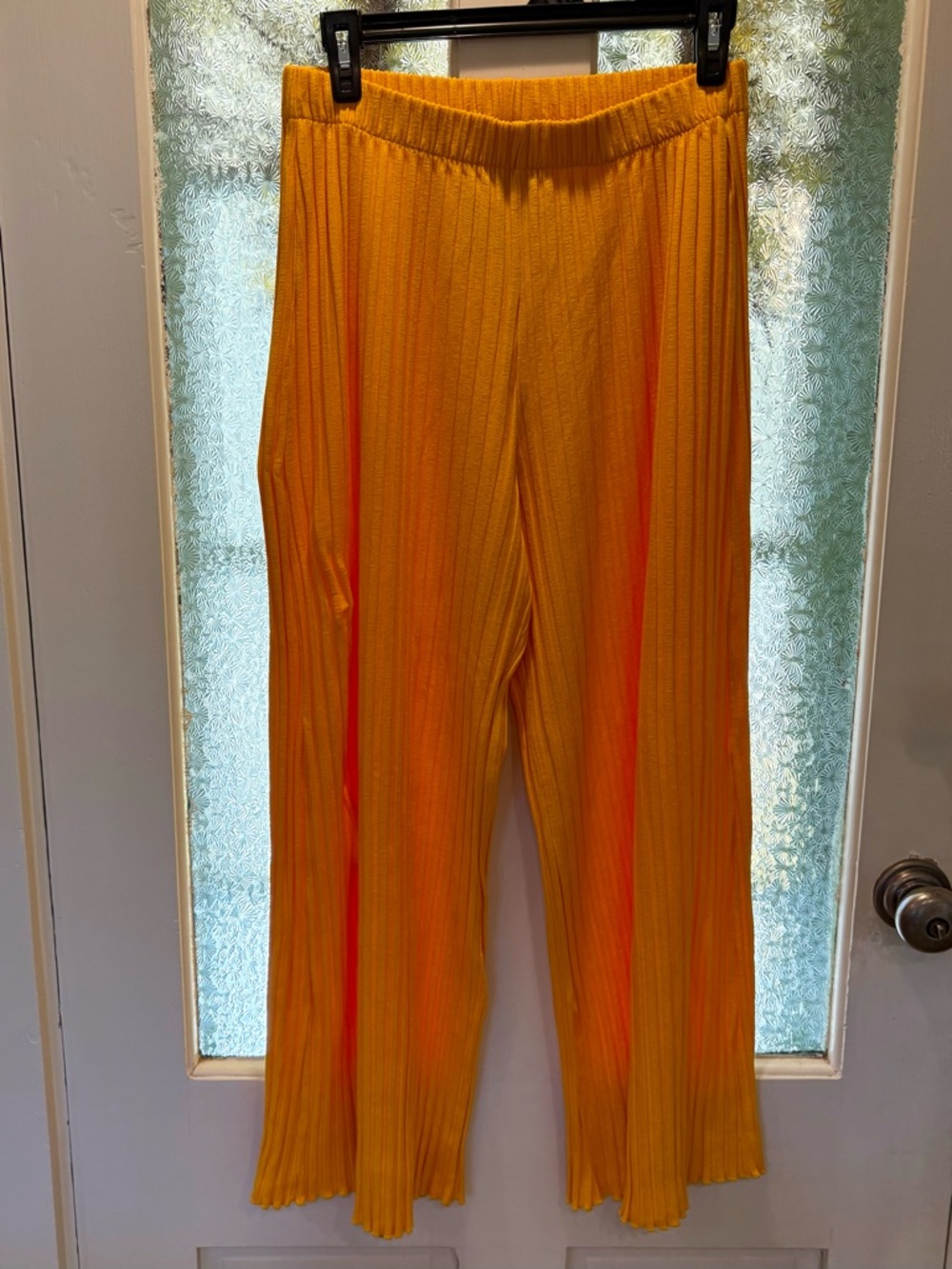 Simon Miller Orange Rib Knit Pants M